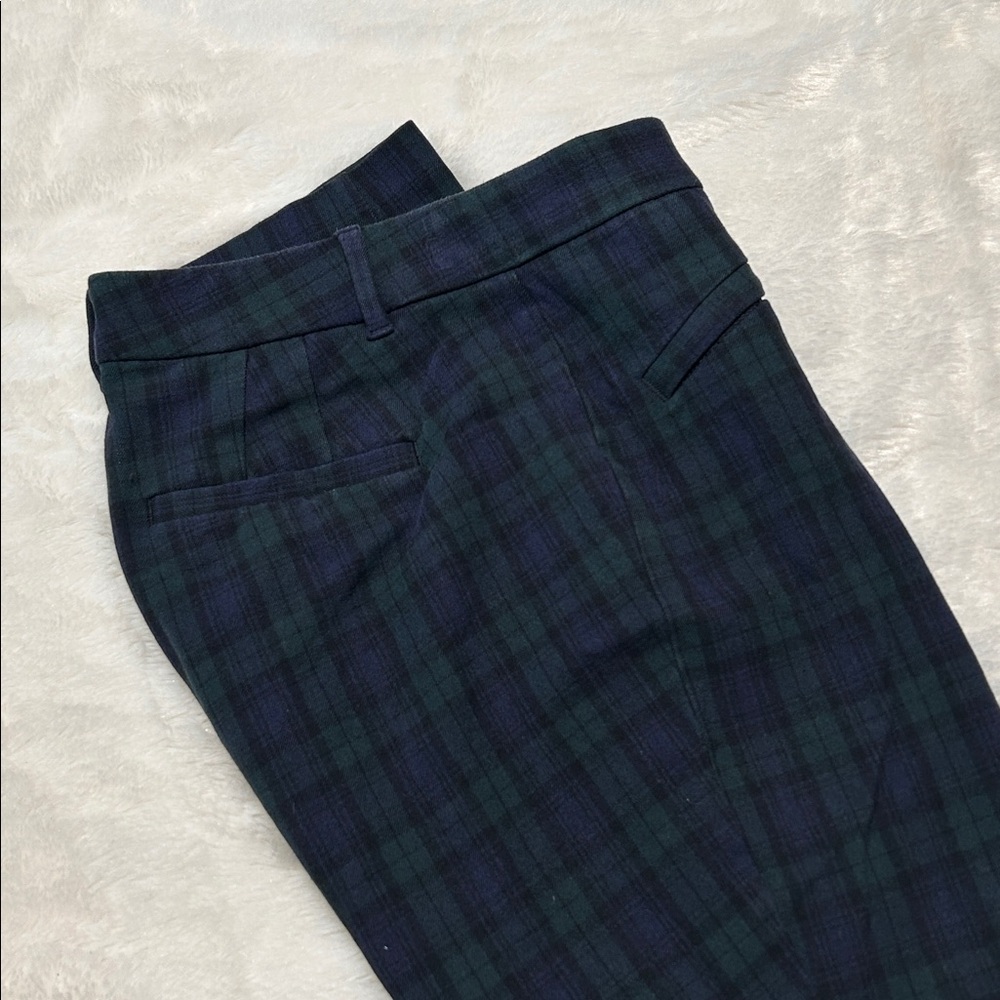 Gap curvy fit skinny ankle blackwatch plaid pants - Picture 3 of 6